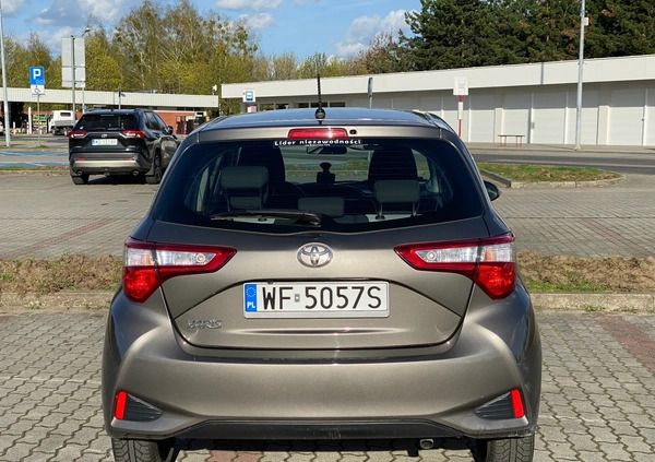 Toyota Yaris cena 48000 przebieg: 153352, rok produkcji 2018 z Warszawa małe 211